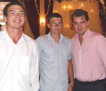 Young and quick: Our emerging fast bowlers L-R James Thorneycroft, Beau Velona and Fifths captain Jesse Nankivell-Sandor.